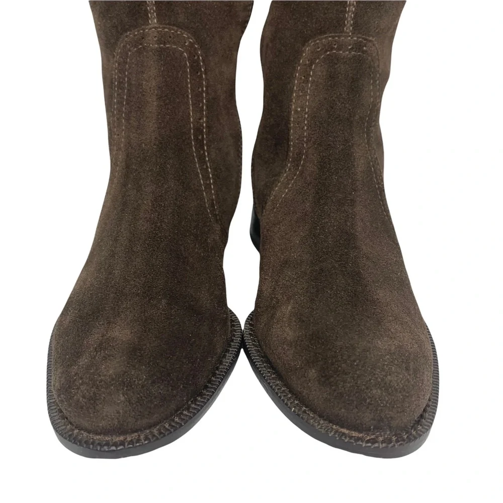 VANELI Suede Buckle Back Long Boots Sz 6